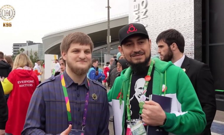 Ахмат Кадыров встретился с участниками Всемирного фестиваля молодежи в Чечне