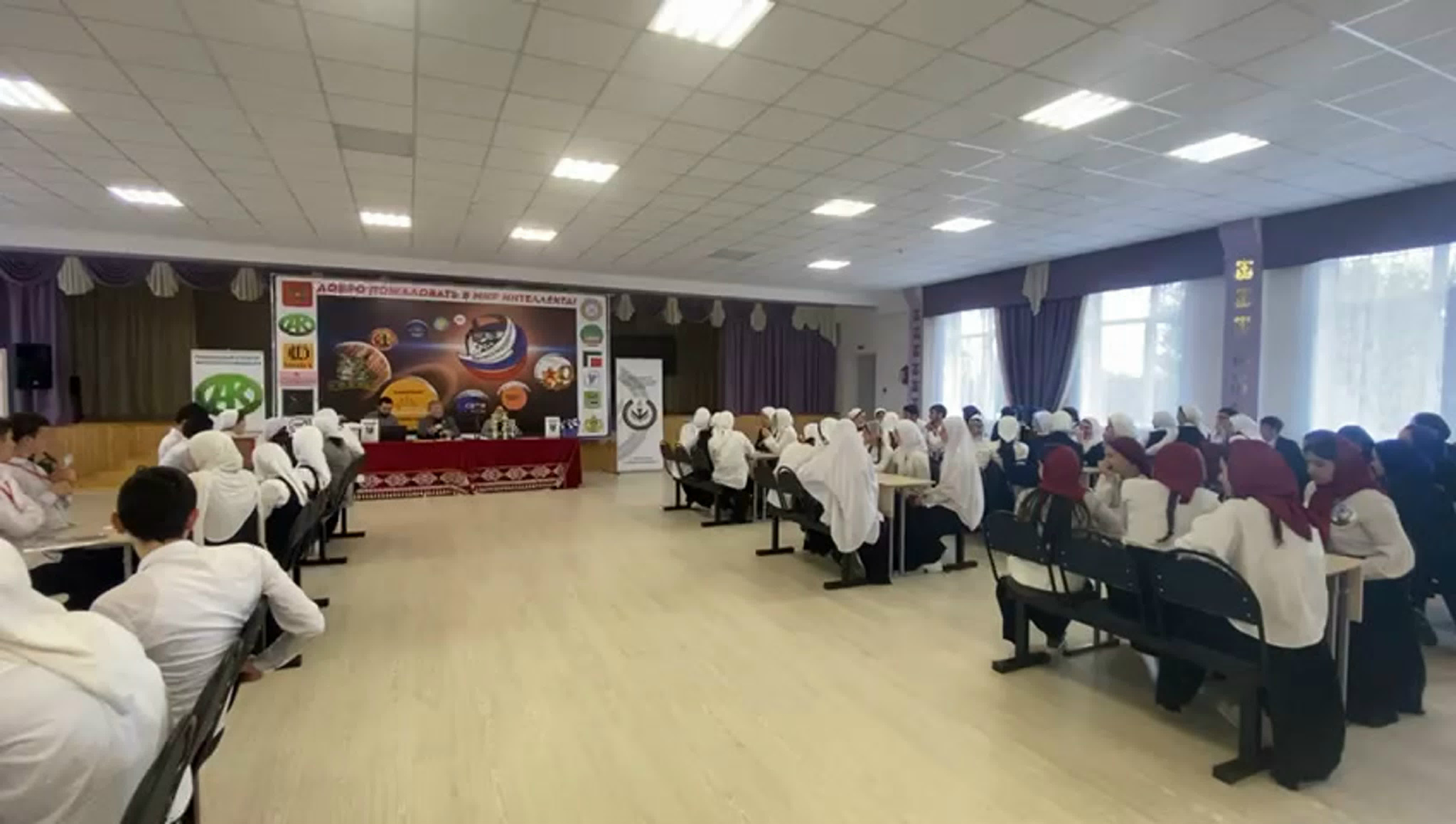 Рабочие моменты Наурского районного этапа первого чемпионата