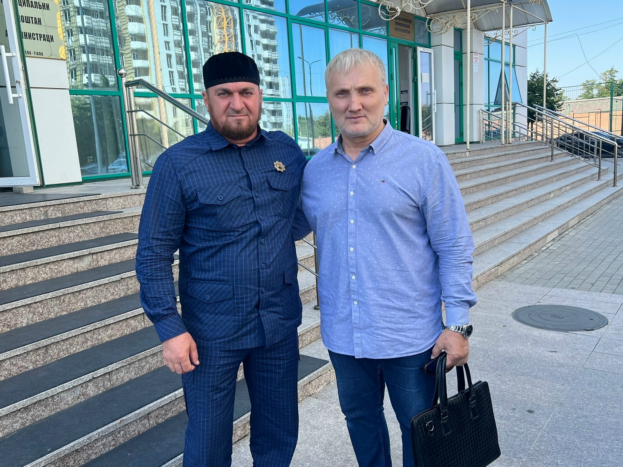 С главой Шалинского муниципального района ИБРАГИМОВЫМ Т.-А.
